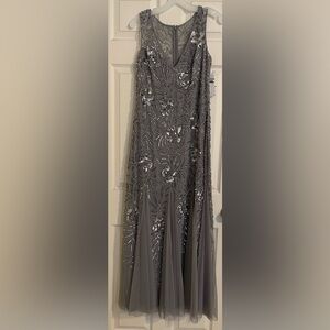 Silver Evening/Formal Gown